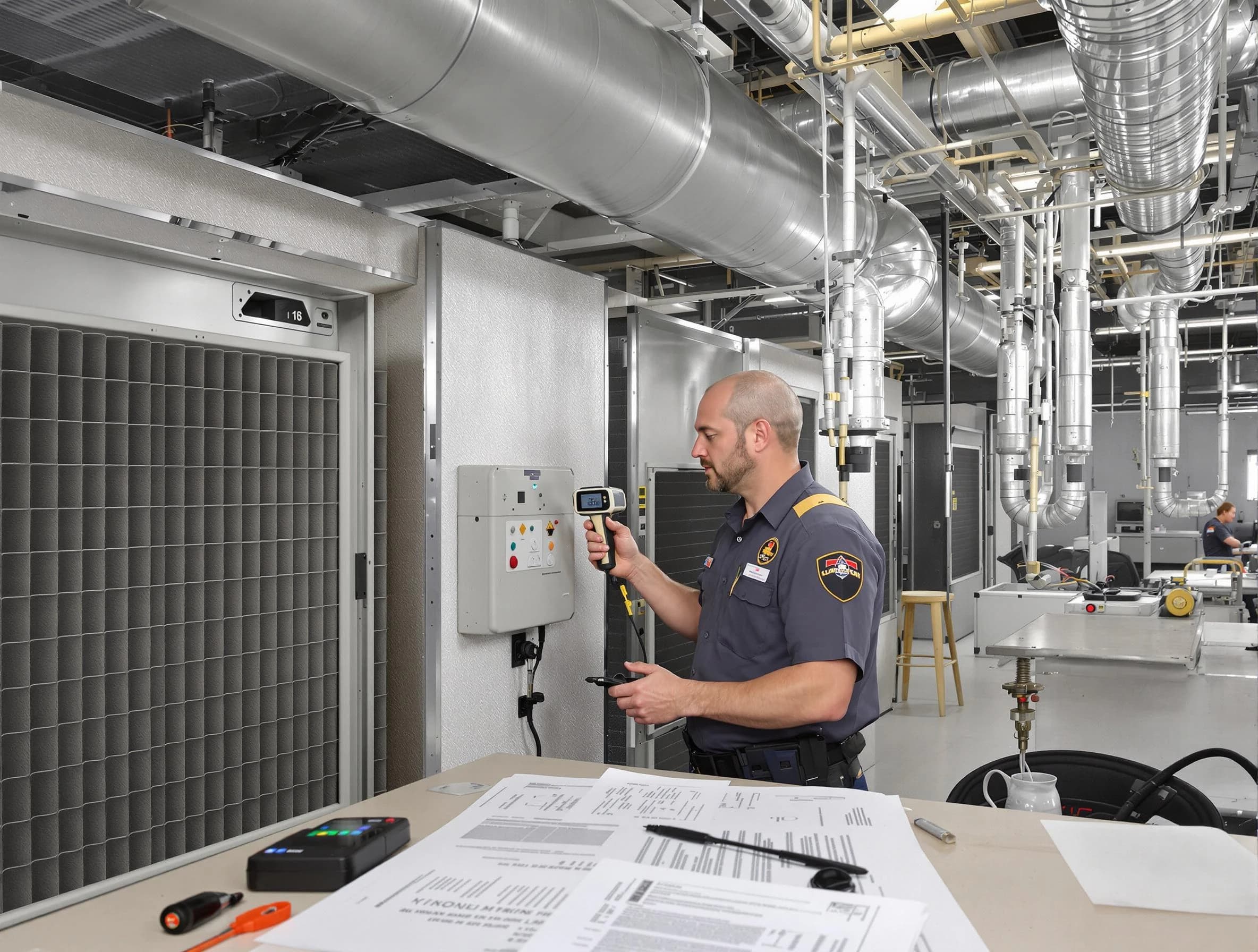 Professional filter system inspection by Bluffdale Air Duct Cleaning in Bluffdale