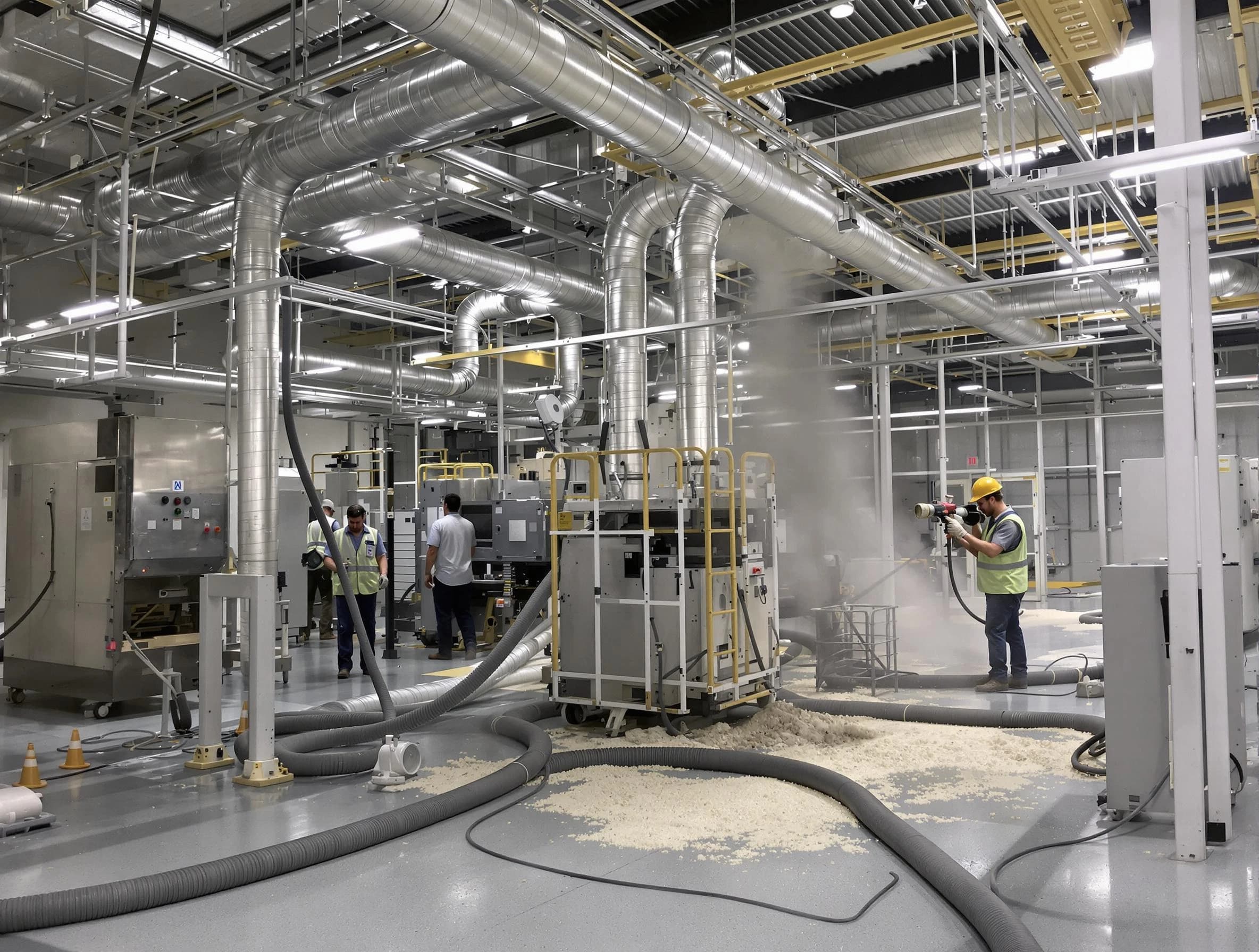 Heavy-duty industrial duct cleaning by Bluffdale Air Duct Cleaning in Bluffdale