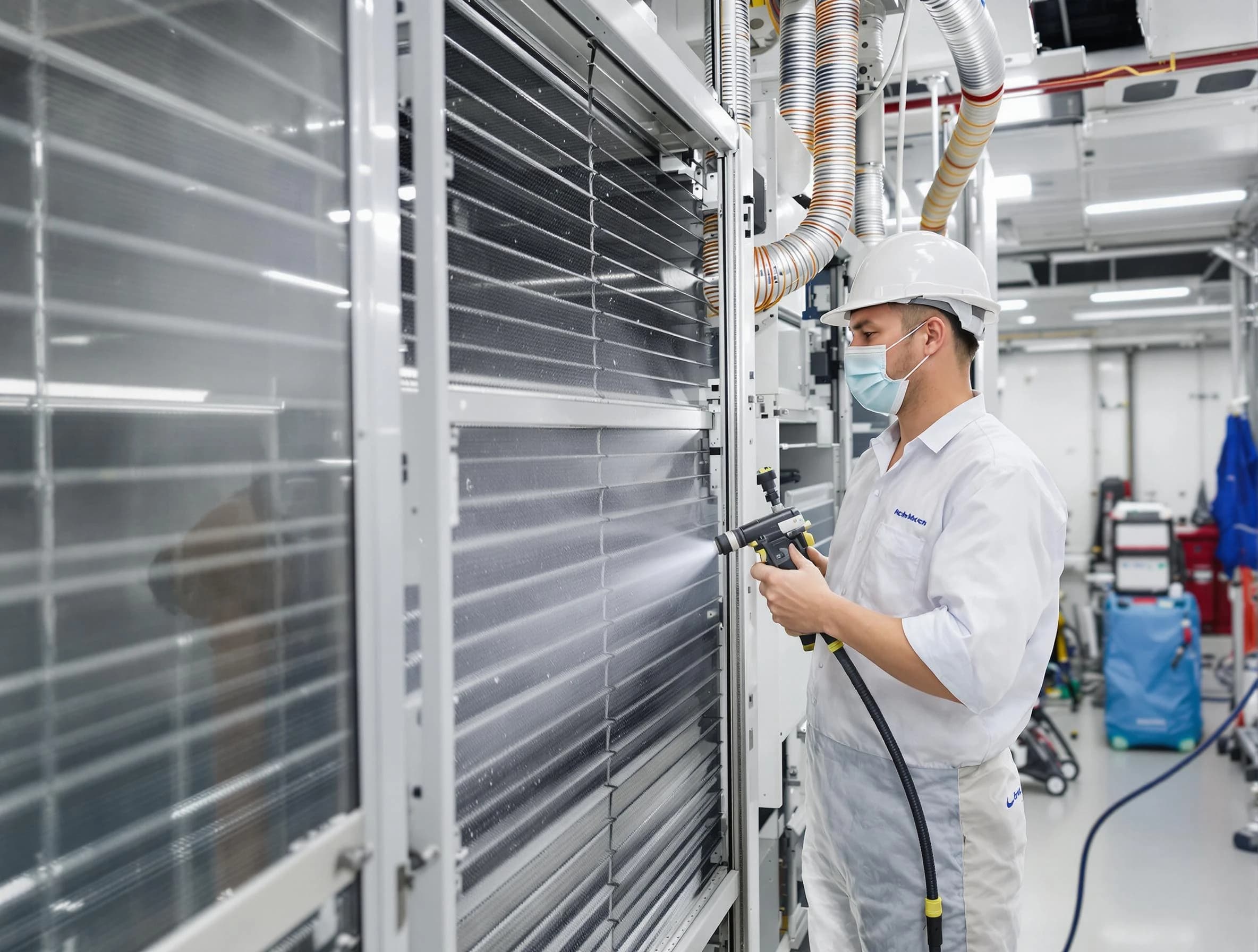 Professional AC coil cleaning by Bluffdale Air Duct Cleaning in Bluffdale