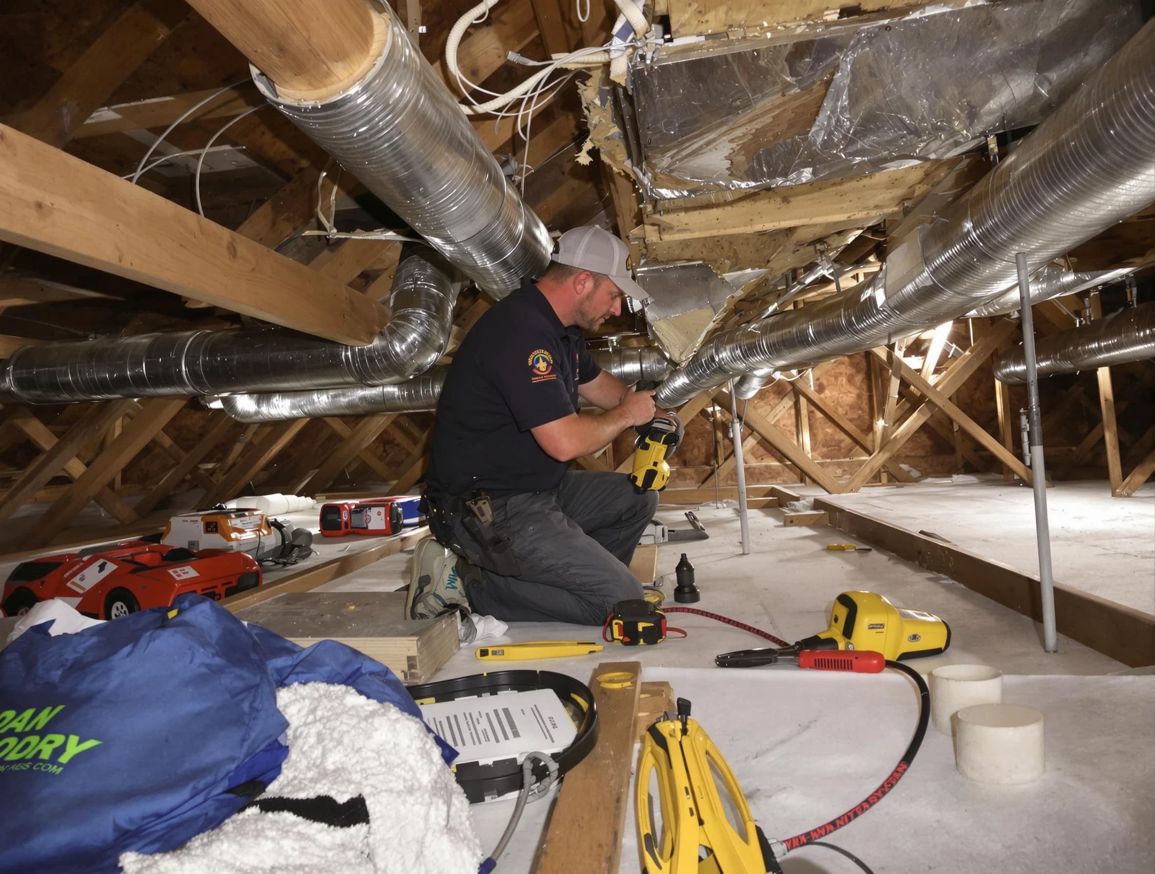 Professional air duct repair by Bluffdale Air Duct Cleaning in Bluffdale