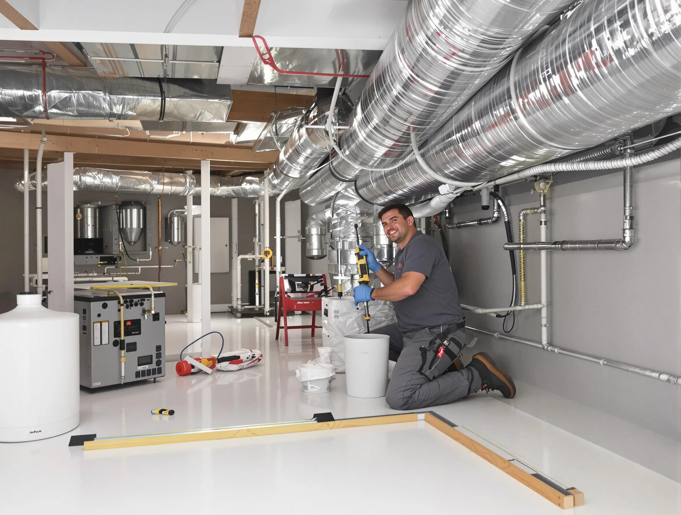 Professional duct sealing service by Bluffdale Air Duct Cleaning in Bluffdale