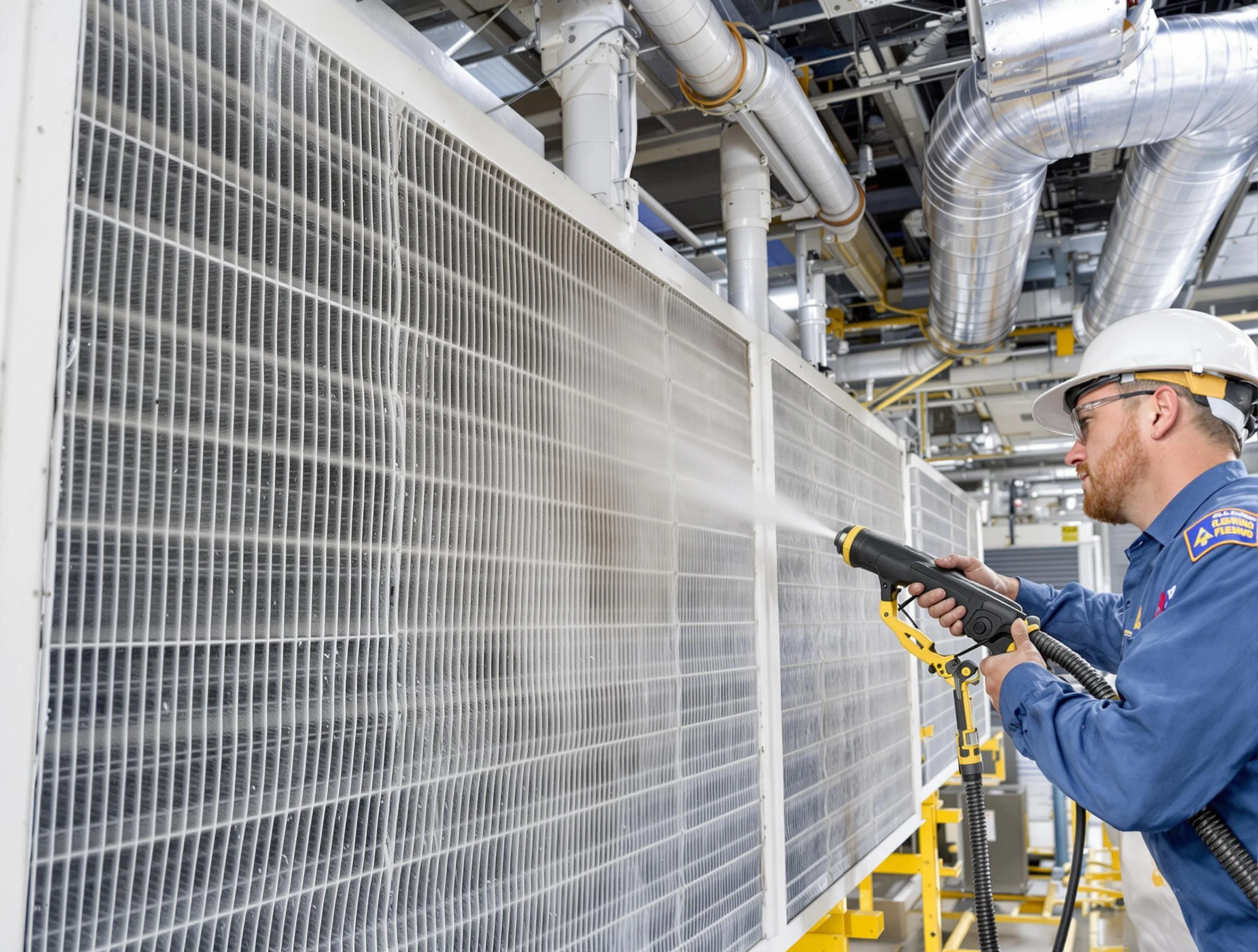 Professional commercial coil cleaning by Bluffdale Air Duct Cleaning in Bluffdale