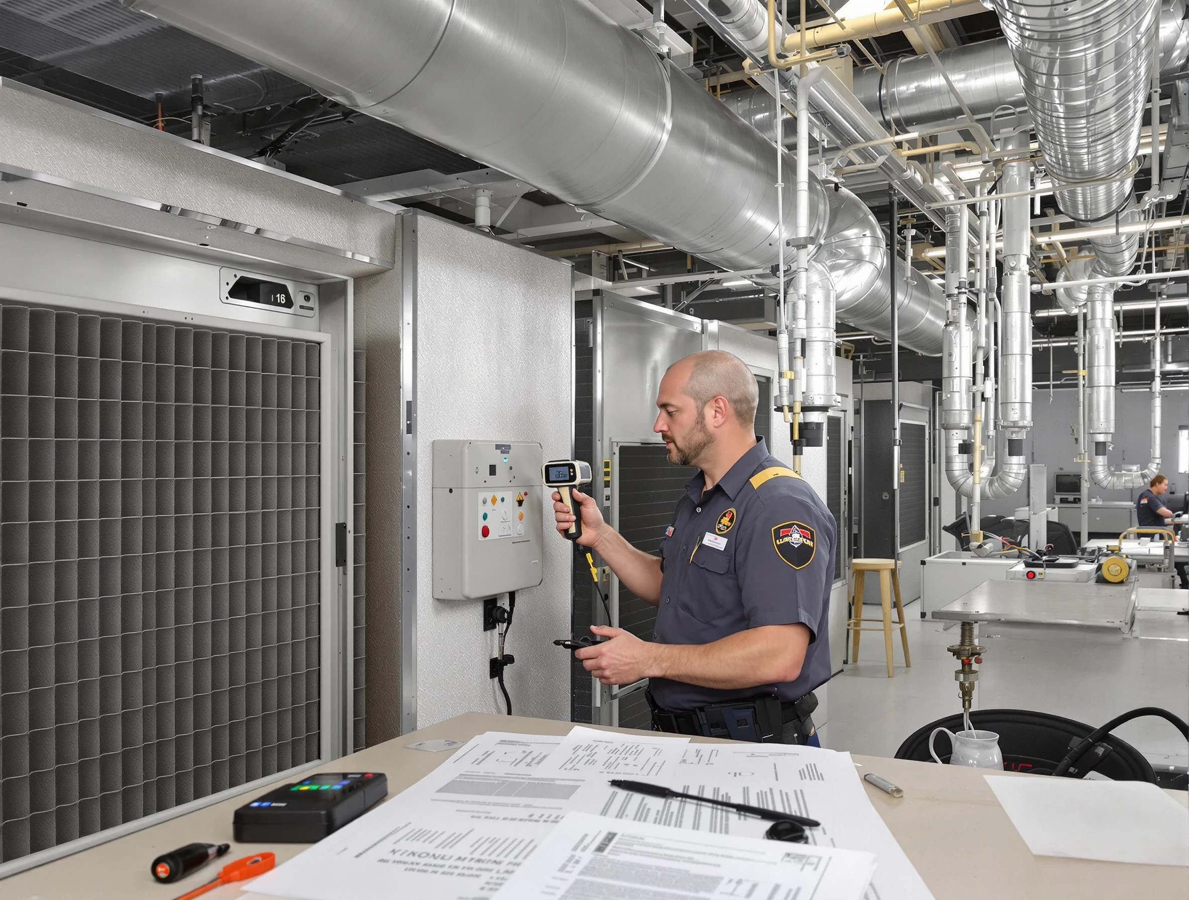 Professional filter system inspection by Bluffdale Air Duct Cleaning in Bluffdale